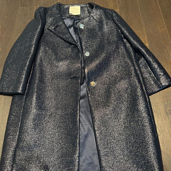 Kate Spade Erika Lacquered Tweed Coat (size 12) - Picture 1 of 2